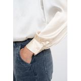 Geisha - Blouse - Champagne - Satin Look - Met Strikdetails - 53546