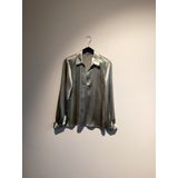 Geisha - 53530-14 - Dames Shirt - Soft Green - Satijnlook