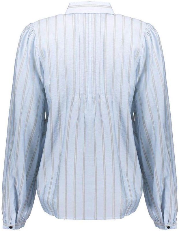 Geisha - Blouse - Light Blue/Greige - 53535-14