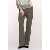 Geisha - Broek Jacquard Lurex - Groen - Dames