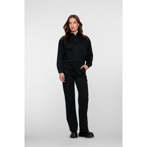 Geisha - 51680-20 - Pantalon - Black - High Waist - Pinstripe Print