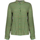 Geisha - Blouse - Groen/Roze - Met Glitterdetails - Dames