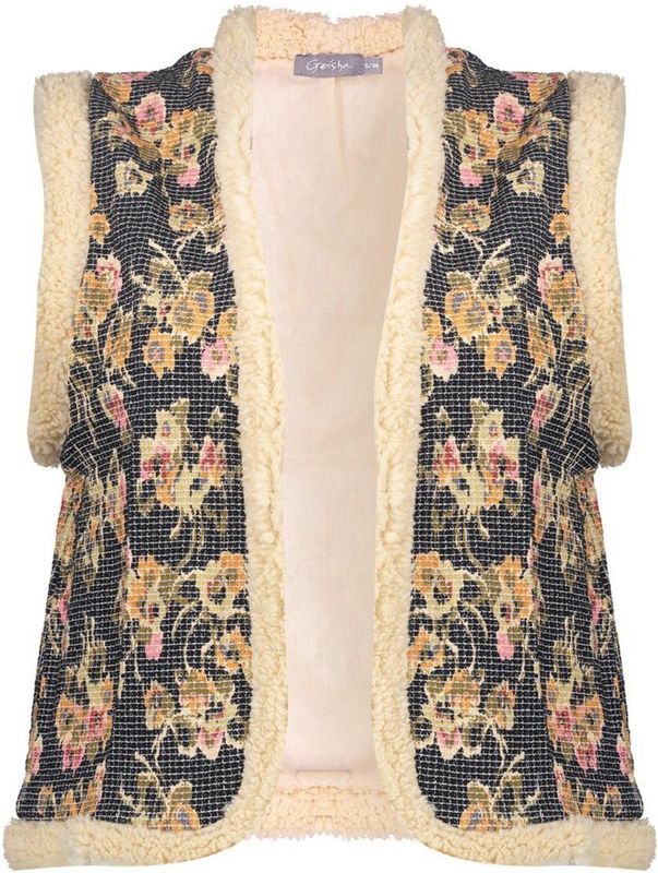 Geisha - Gilet - Black - 55717 20