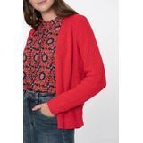 Geisha - Vest - Rood - Fijn Gebreid