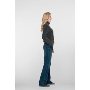 Geisha - High Waist Flared Jeans - Donkerblauw - Denim