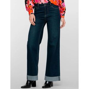 Geisha - Wide Leg Jeans - Donkerblauw - Regular Waist