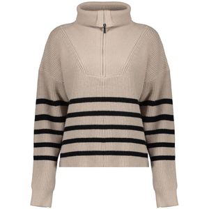Geisha - Trui - Sand/black - Met Streepdessin - Dames
