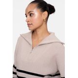 Geisha - Trui - Sand/black - Met Streepdessin - Dames