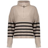 Geisha - Trui - Sand/black - Met Streepdessin - Dames