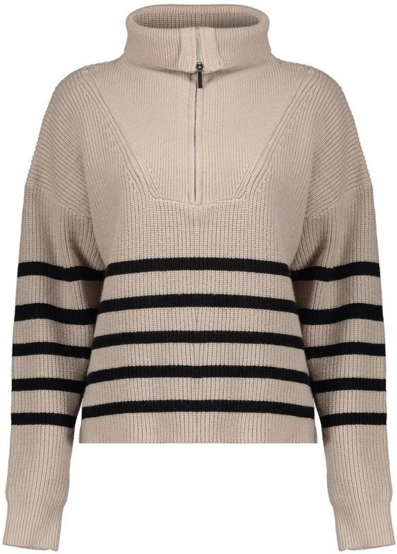Geisha - Trui - Sand/black - Met Streepdessin - Dames