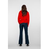 Geisha - Jeans 51518-10 - Damesbroek - Blauw - Hoge Taille - Wijde Pijpen