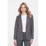 Geisha - Blazer - Herringbone - Anthraciet - Met Rhinestones