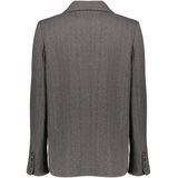 Geisha - Blazer - Herringbone - Anthraciet - Met Rhinestones