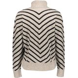 Geisha - 54503-10 - Vest - Oversized - Lange Mouwen - Diagonale Streepdessin