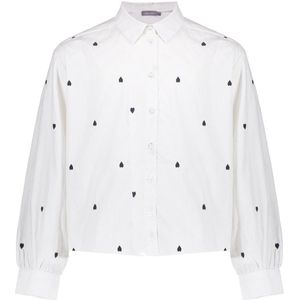 Geisha - Hartjes Blouse - Wit