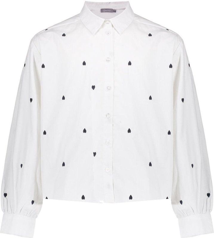 Geisha - Hartjes Blouse - Wit