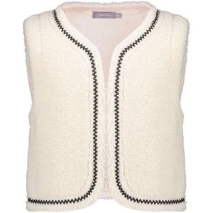 Geisha - 55541K-19 - Gilet - Ecru - Teddy Embroidery