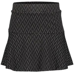 Geisha - Winter Rok - Zwart/Wit - Jacquard