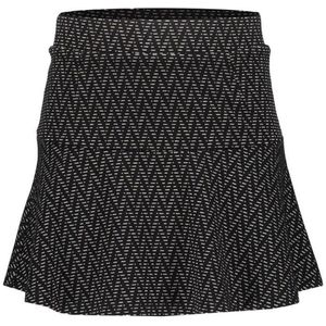 Geisha - Winter Rok - Zwart/Wit - Jacquard