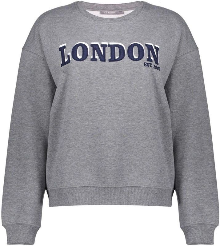 Geisha - 52826 - Sweater - Grey Melange - Dames