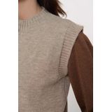 Geisha - Gilet 54875-70 - Zand - Met Zakken