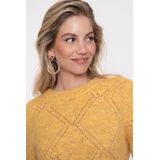 Geisha - 54833-29 - Pullover - Geel - Regular Fit