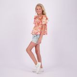 Vingino Top Lorance Meisjes T-shirt - Sunset coral6