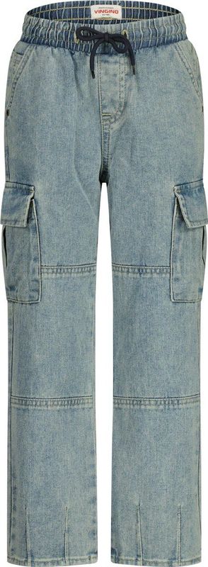 Vingino - Gino cargo- Jongens- Relaxed fit jeans