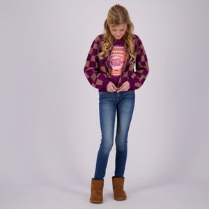 Meisjesvest Maniek magic purple | Vingino