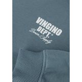 Vingino Basic hoodie sweater voor jongens, Meerblauw, 2 Jaar