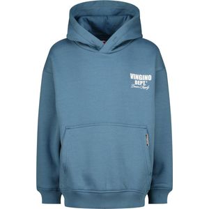 Vingino Basic hoodie sweater voor jongens, Meerblauw, 2 Jaar