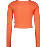 Vingino - G-basic-crop rib longsleeve- Meisjes- T-shirts