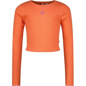 Vingino - G-basic-crop rib longsleeve- Meisjes- T-shirts