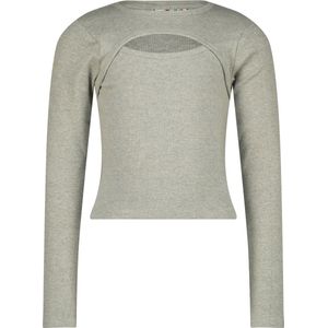 Vingino - G-basic-rib detail- Meisjes- T-shirts