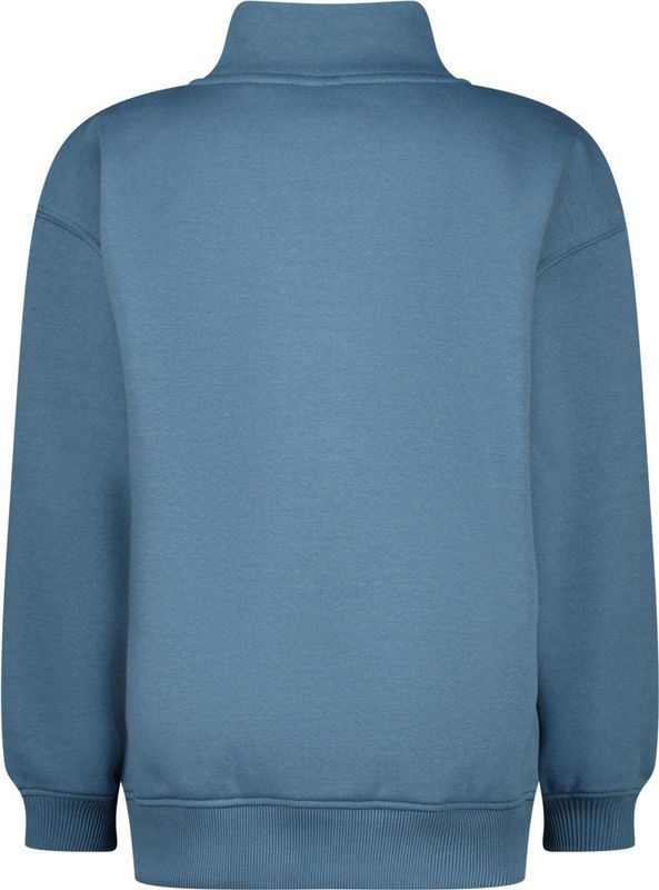 Vingino Jongens Basic Half Zip Sweater, Meerblauw, 2 Jaar