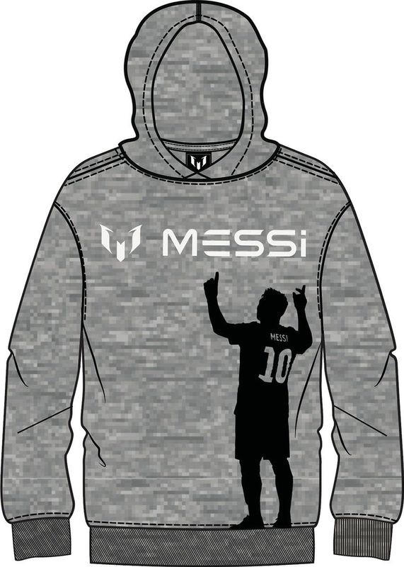 Messi Silhouette sweater Unisex Trui - Grey Mele