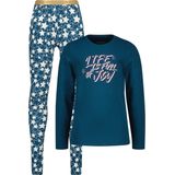Vingino - Meisjes Pyjama - Petrol - Maat M