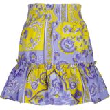 Rok - Bloemenprint - Katoen - Volantrok - Knielengte