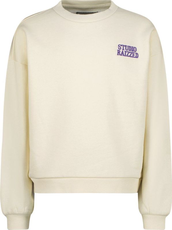 RAIZZED Cela Truien & Vesten Meisjes - Sweater - Hoodie - Vest- Ecru - Maat 116