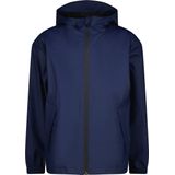 Vingino - Regenjas - Blauw - Polypropyleen - Met Capuchon en Reflecterende Details