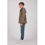 Vingino - Regenjas - Blauw - Polyester - Capuchon en Reflecterende Details