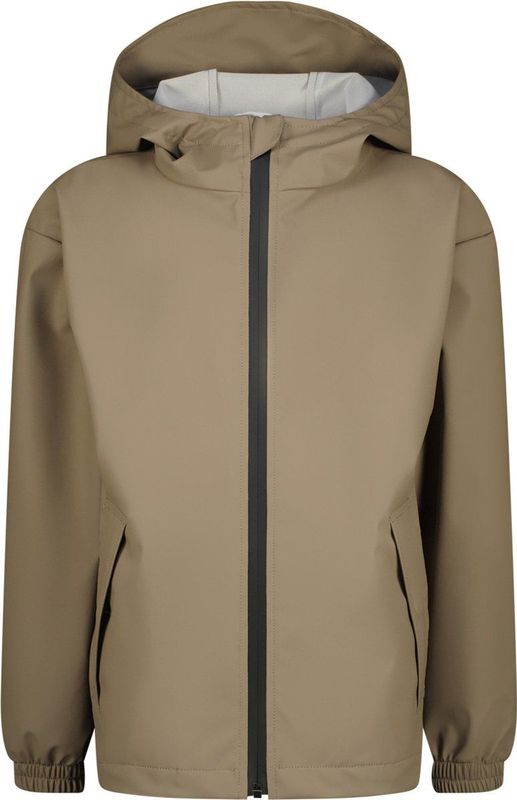 Vingino - Regenjas - Blauw - Polyester - Capuchon en Reflecterende Details