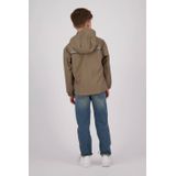 Vingino - Regenjas - Blauw - Polyester - Capuchon en Reflecterende Details