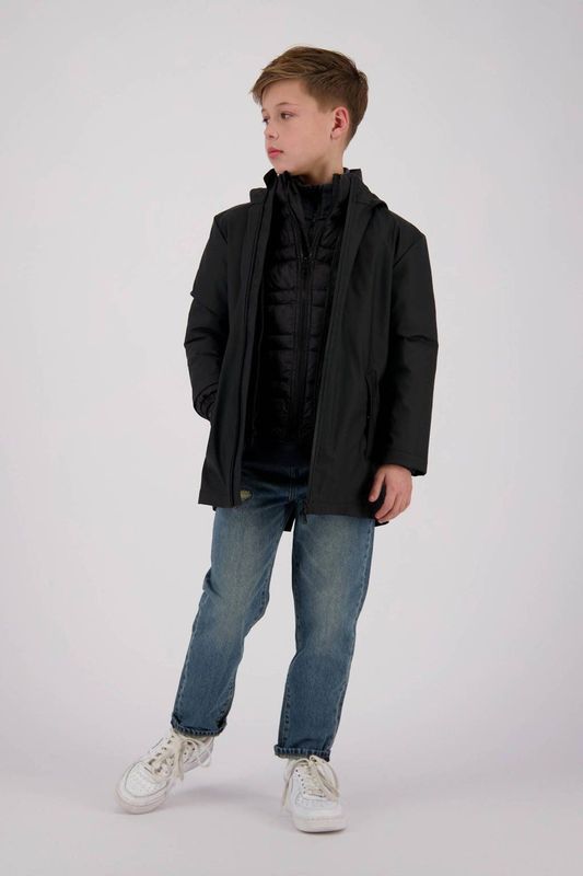 Vingino - Regenjas - Groen - Waterdicht - Capuchon - Reflecterende Details