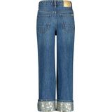 Vingino meisjes spijkerbroek Cato Folded Blue Vintage Wide leg