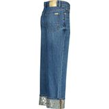 Vingino meisjes spijkerbroek Cato Folded Blue Vintage Wide leg