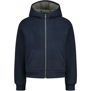 Vingino Jack - Donkerblauw met Capuchon en Ritssluiting