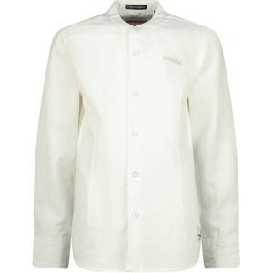 Vingino - Overhemd - Wit - Lange Mouw - Mao Kraag