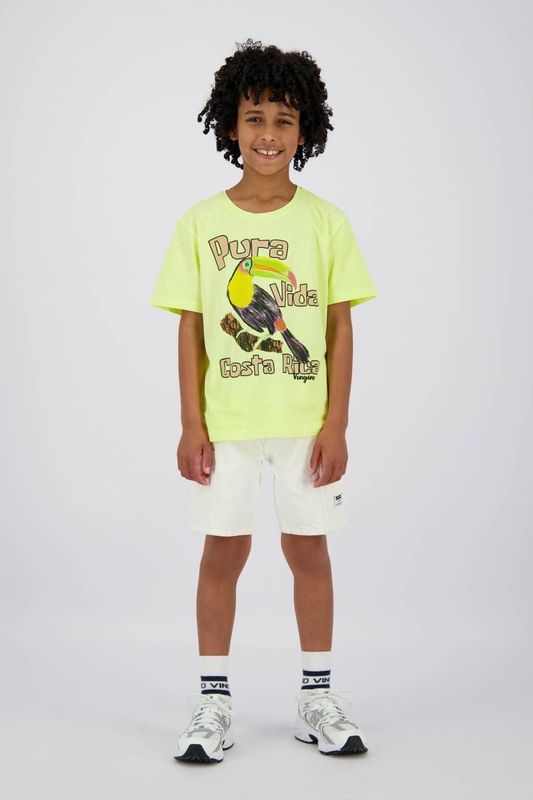 Vingino - T-shirt - Geel - Katoen
