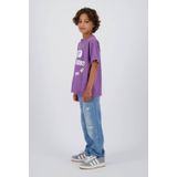 Vingino Haco T-shirt voor jongens, paars (true purple), 6 Jaar